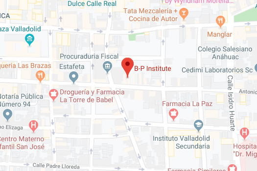 Instalaciones del B-P Institute en Antonio Alzate 563